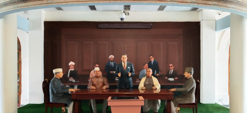 Diorama of Drafting of the Constitution 